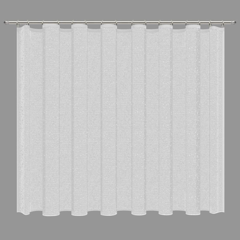 Тюль для кухни Радость 170x160 см цвет белый