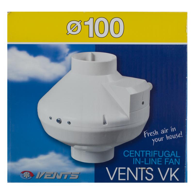 Вентилятор осевой вытяжной Вентс D100 мм 41 дБ 250 м³/ч цвет белый