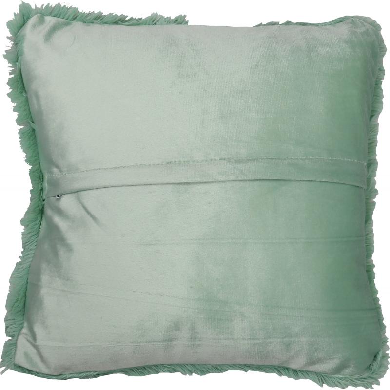 Подушка декоративная 40х40 см цвет зелёный