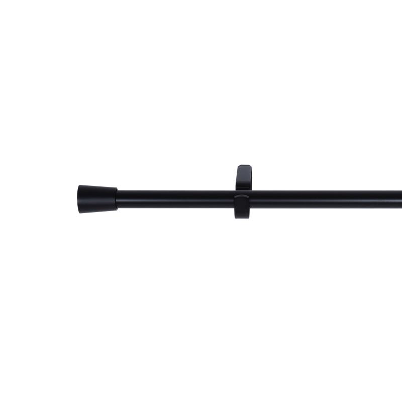 Карниз однорядный Pommel 160-300 см металл цвет черный