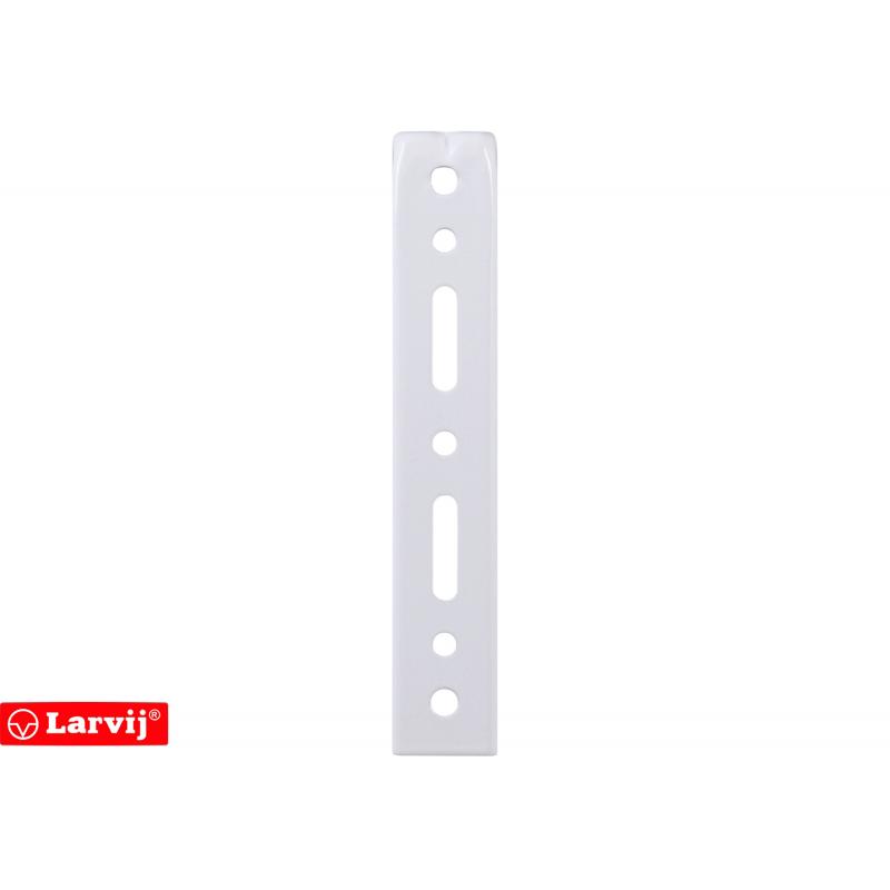 Кронштейн Larvij Modern1 15x25 см сталь нагрузка до 40 кг цвет белый