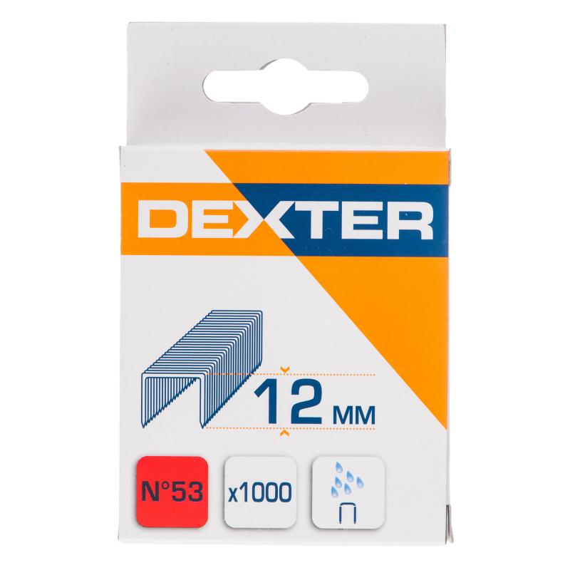 Скоба для степлера Dexter 53 тип 12 мм 1000 шт.