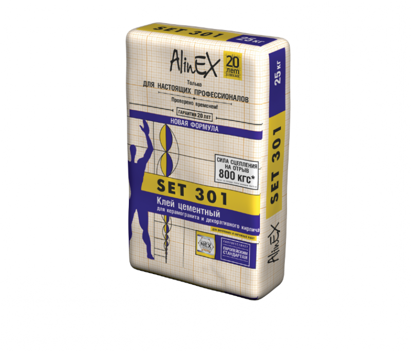 Клей AlinEX «Set 301», 25 кг