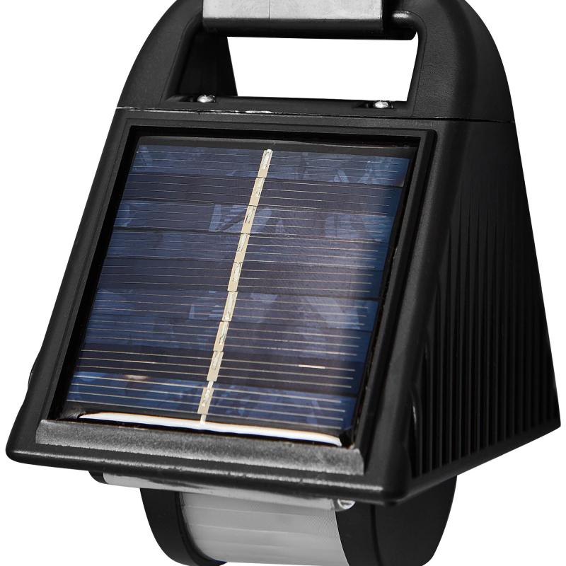 Светильник подвесной светодиодный уличный на солнечных батареях Эра ERAFS024-06 IP65 с датчиком освещенности красный свет