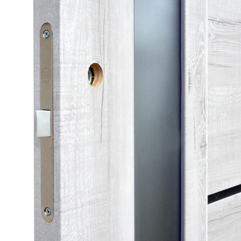 Дверь межкомнатная Artens Брио остеклённая ПВХ ламинация цвет сосна тоскана 80x200 см (с замком и петлями)