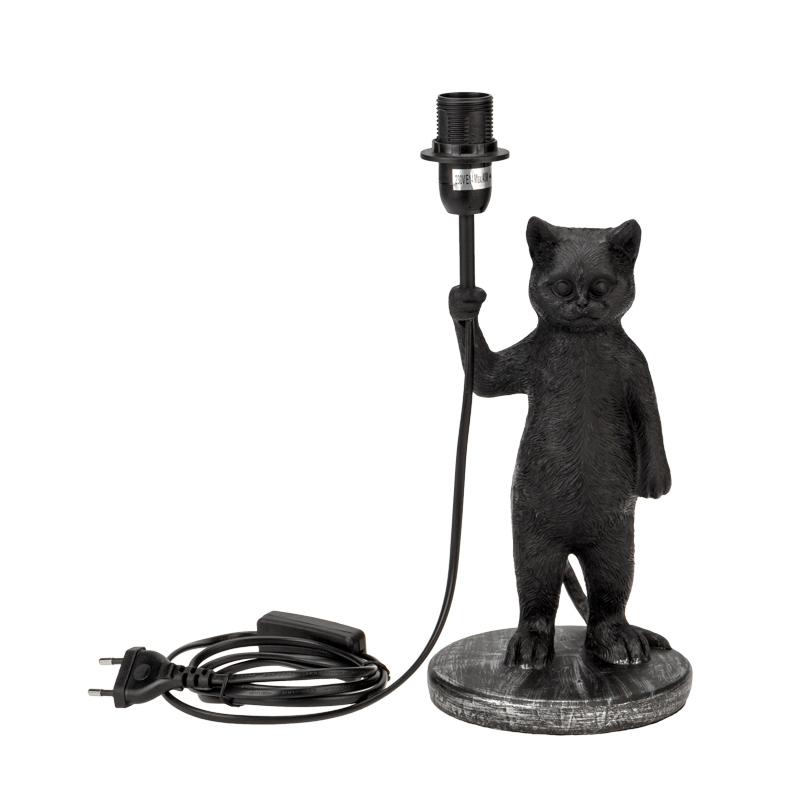 Настольная лампа Rexant Кот с зонтом цвет черный