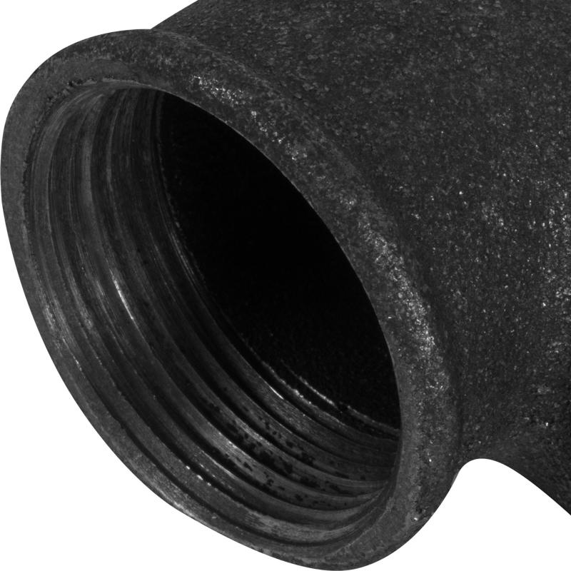 Угол внутренняя резьба 1 1/4" мм чугун цвет чёрный
