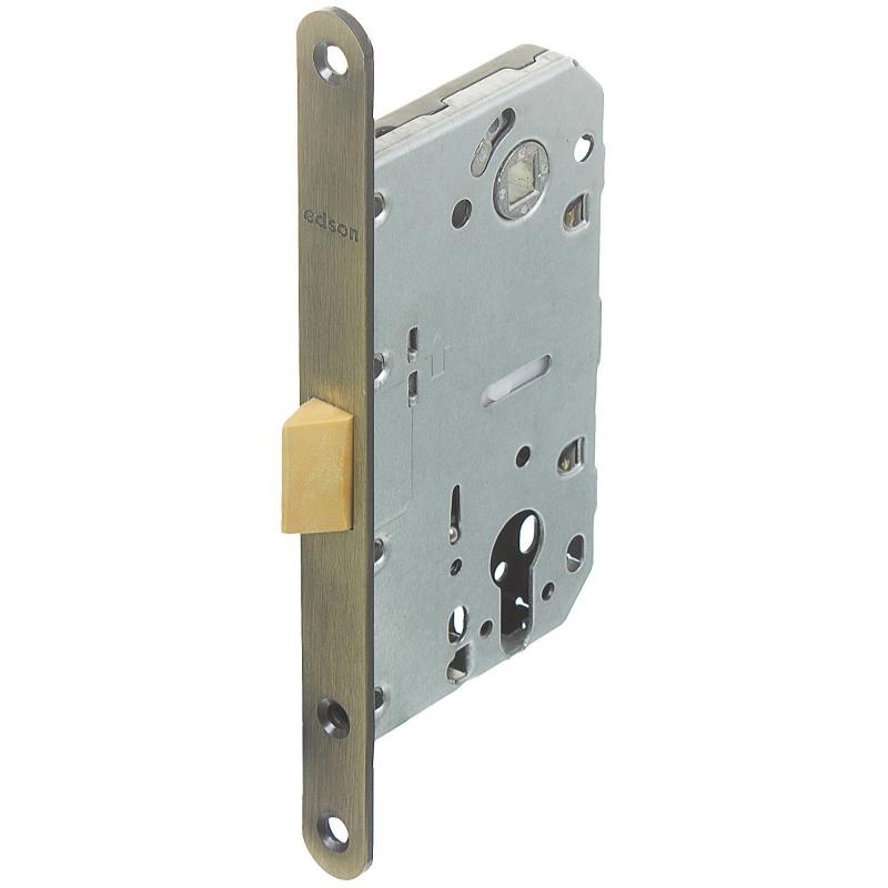 Защёлка под цилиндр EDS-50-85 KEY с ключом сталь/пластик цвет бронза