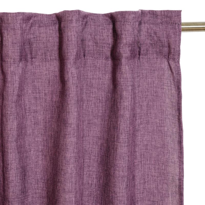 Штора на ленте со скрытыми петлями Inspire Looks 200x260 см цвет фиолетовый Violet