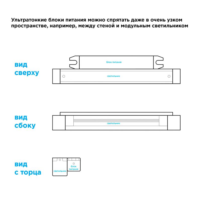 Қуат беру блогы Apeyron 03-96 24В 24 Вт