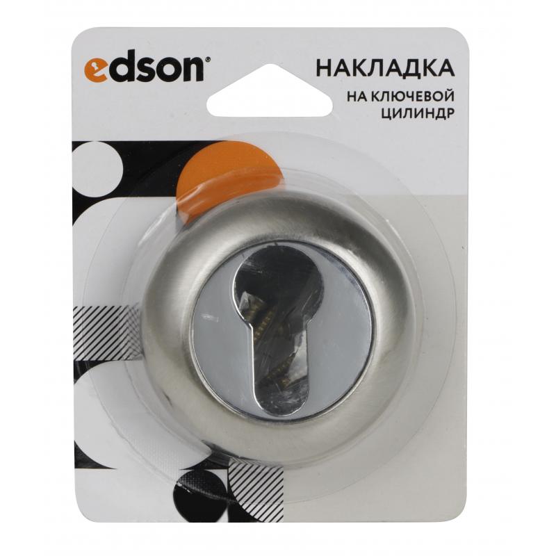 Накладка на цилиндр Edson EDS-SC-R1 ø54 мм цвет никель