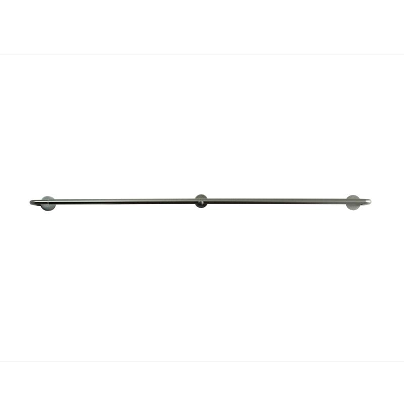 Карниз бір қатарлы Sombrio 200-360 см металл түсі никель күңгірт
