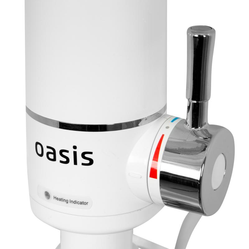 Водонагреватель проточный для кухни Oasis KP-P 3.3 кВт белый