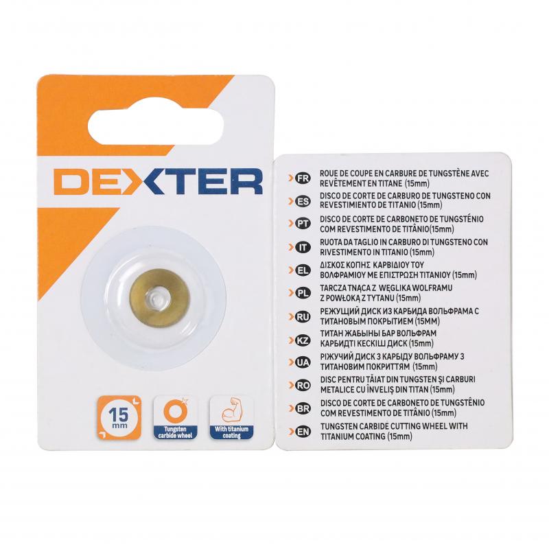 Ролик для плиткореза Dexter 15x1.5x6 мм