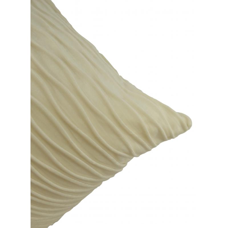 Подушка Барокко 45x45 см цвет кремовый