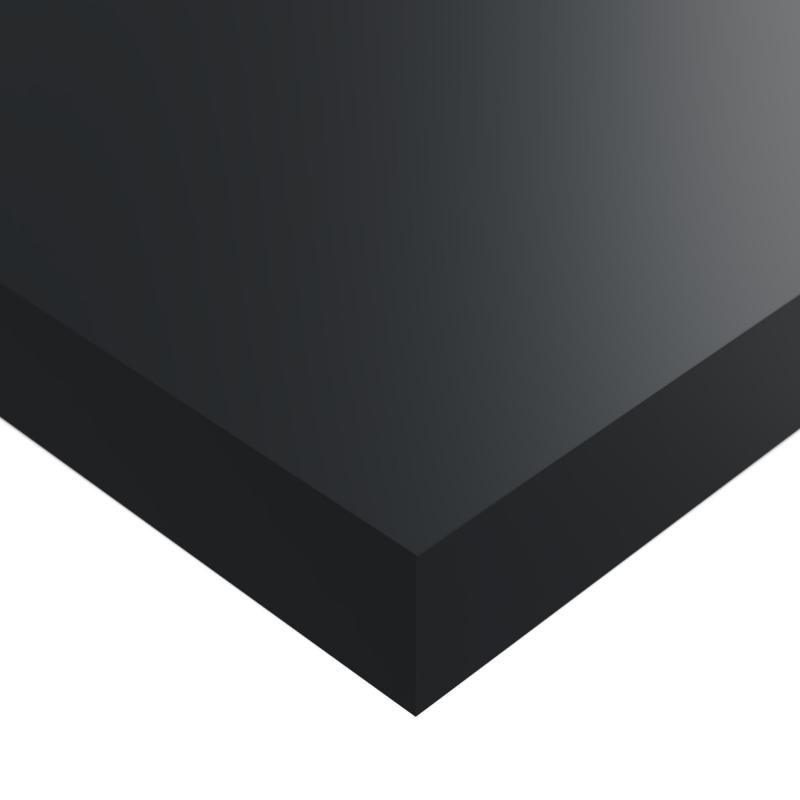 Полка настенная Spaceo Paris 60x23.5 см МДФ цвет чёрный