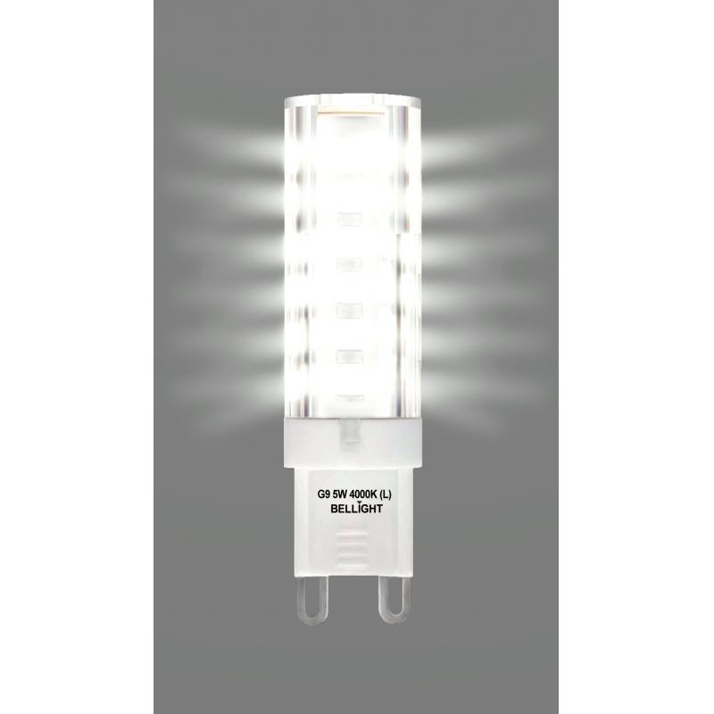 Лампа светодиодная Bellight G9 220-240 В 5 Вт капсула матовая 400 лм нейтральный белый свет