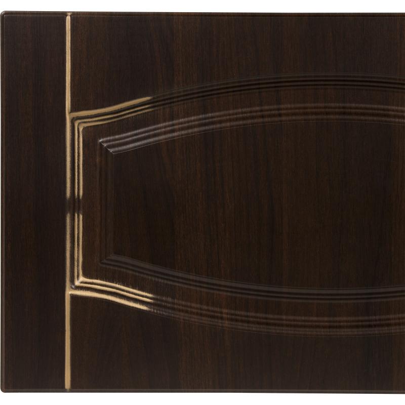 Дверь для кухонного шкафа «Византия», 60х35 см, цвет тёмно-коричневый