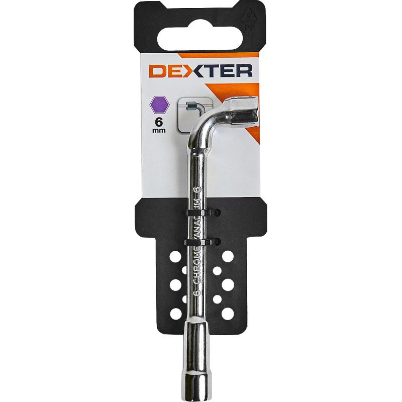 Ключ торцевой Dexter Г-образный, 6 мм