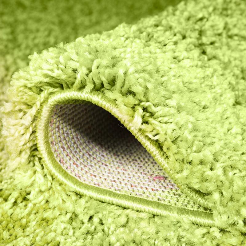 Ковер полипропилен Шагги Тренд 80x150 см цвет зеленый