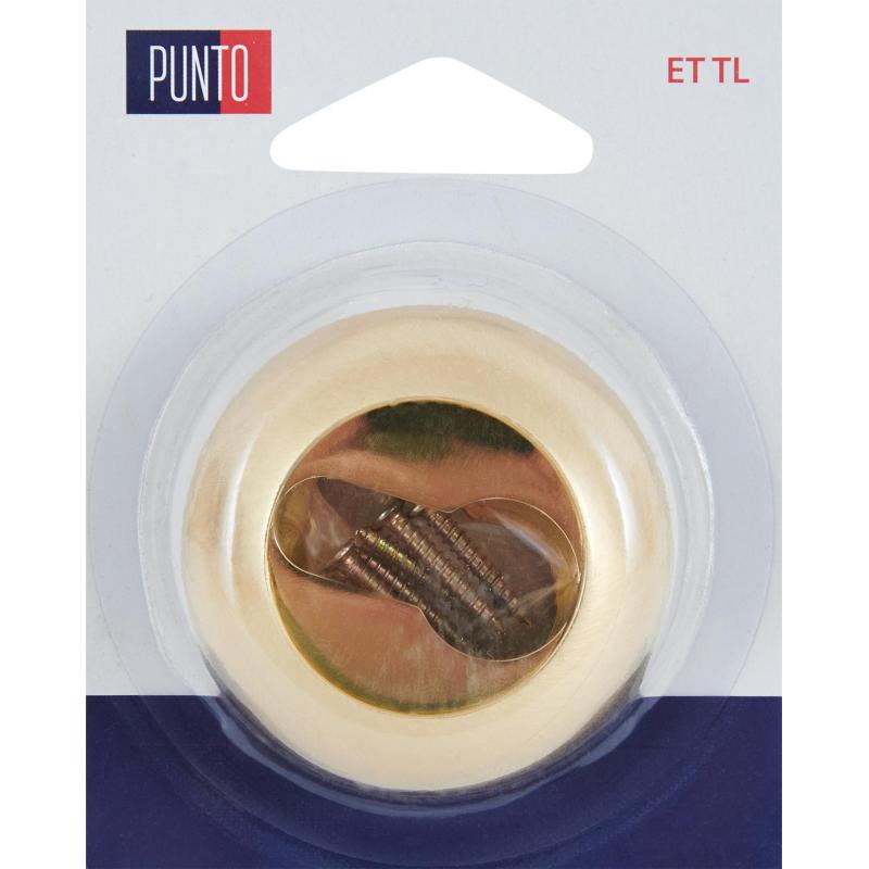 Накладка на цилиндр Punto ET.R.TL54 53.5x53.5 см цвет матовый никель/хром