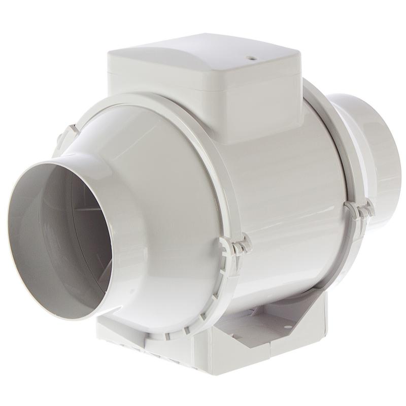 Вентилятор канальный центробежный Вентс D100 мм 36 дБ 187 м³/ч цвет белый