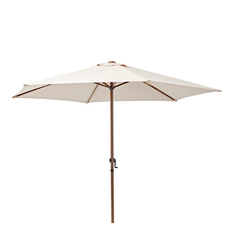Зонт садовый Naterial Polar Steel 2.6 м коричневый