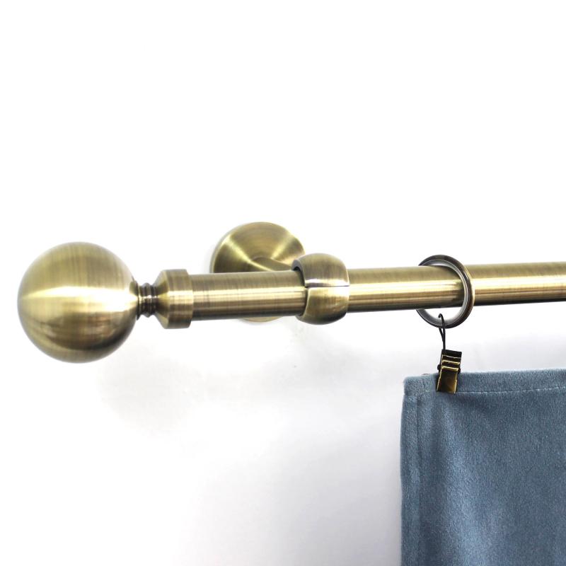 Крючок-зажим на кольцо Inspire ⌀ 20 мм для штор на штанговый карниз 3 см цвет античное золото 10 шт.