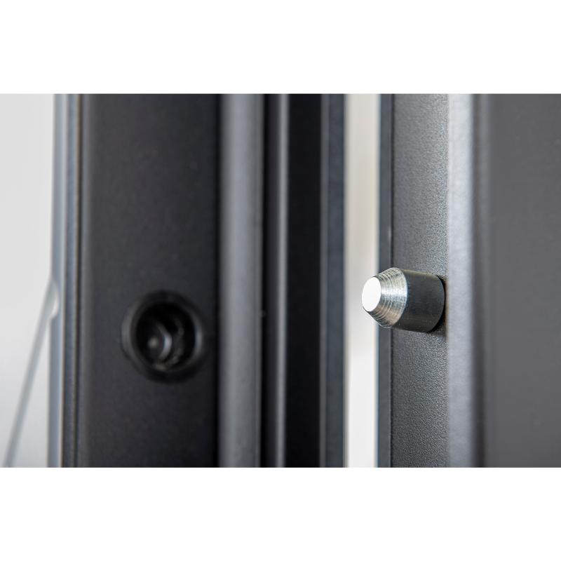 Дверь входная металлическая Порта Р-3 Graphit Art/Super White 880 мм правая
