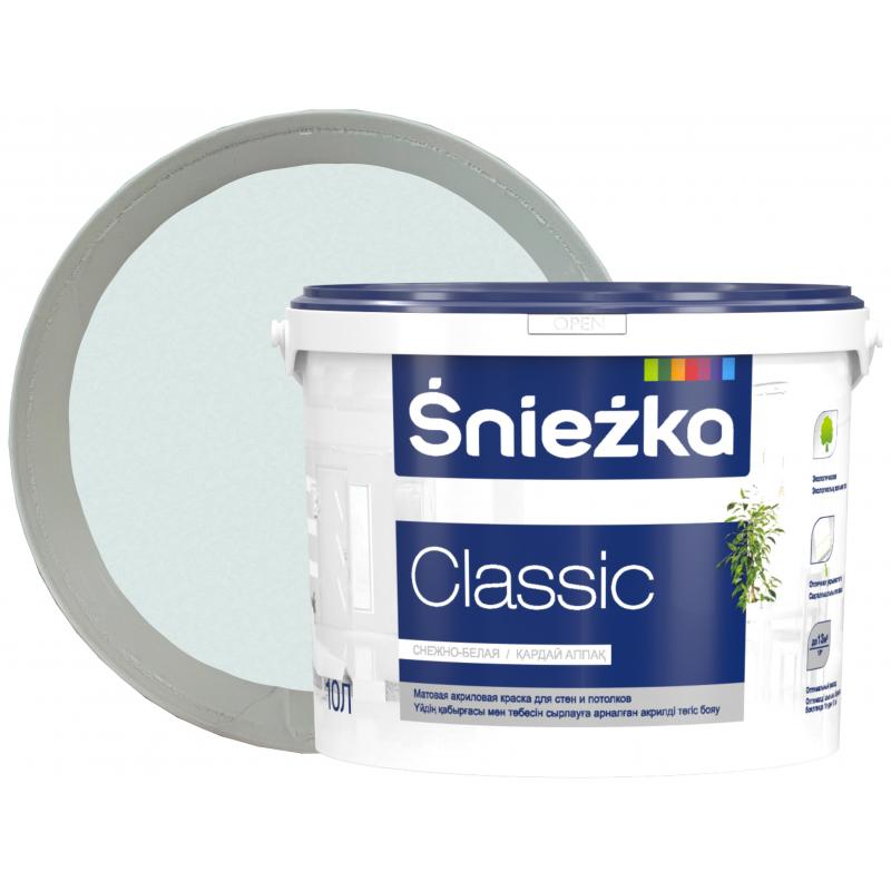 Краска для стен и потолков Sniezka Classic цвет белый 15 л