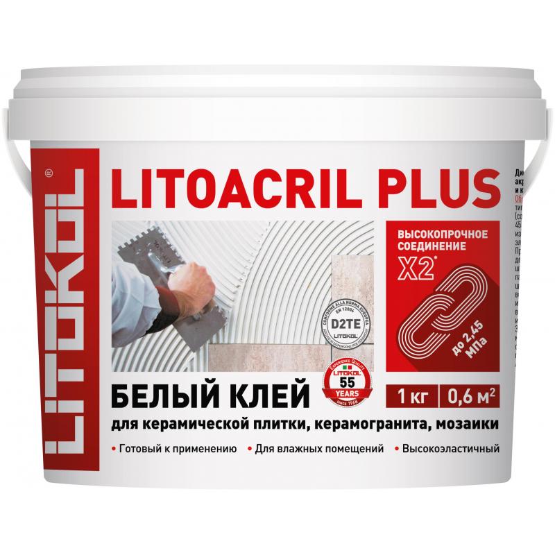 Желім плиткаға арналған дайын Litokol Litoacril Plus 1 кг