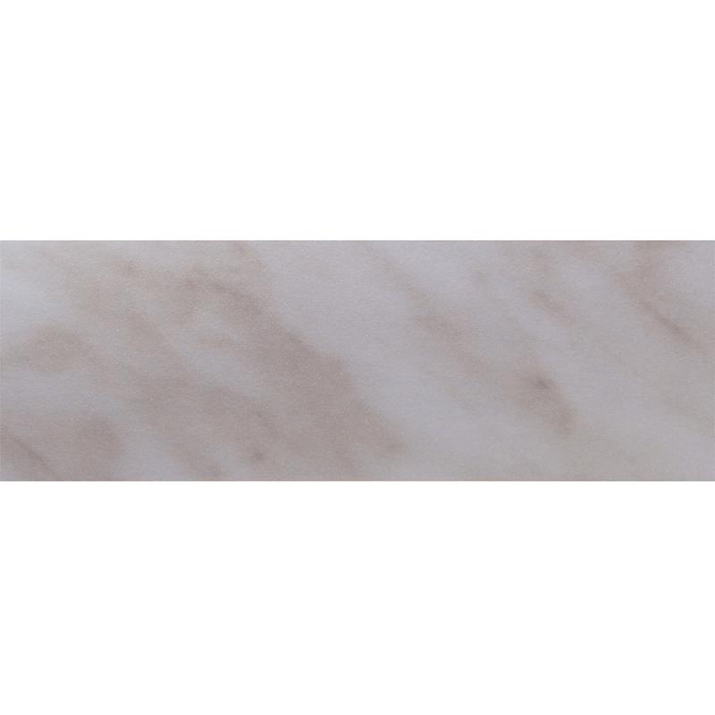 Мрамор Каррара түсті қабатталған сәнді пластиктен жасалған үстелдің үстіңгі тақтайына арналған жиек, ені 42 мм