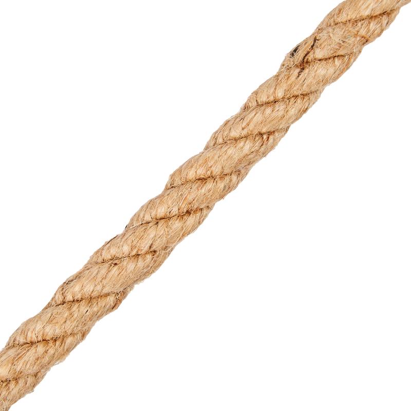 Веревка джут 12 мм цвет золотисто-коричневый, на отрез