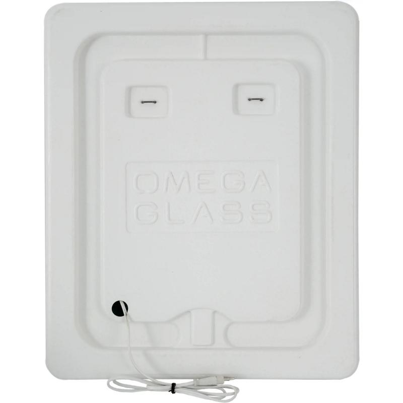 Зеркало для ванной Omega Glass Лион SD61 с подсветкой 50x60 см прямоугольное