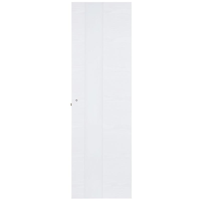 Полотно дверное остеклённое шпонированное Модерн 200х70 см цвет белый ясень