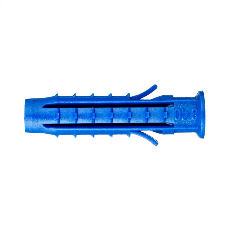 Дюбель распорный Чапай Tech-krep шип/ус синий 8х40 мм, 200 шт.