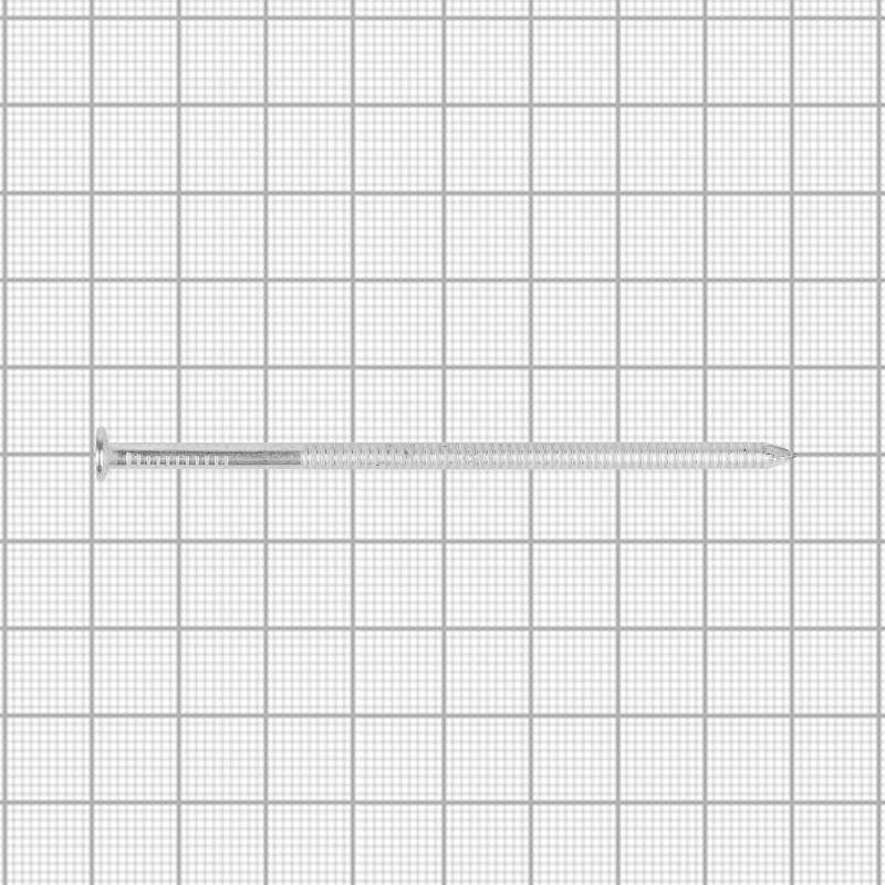 Гвозди ершеные 3.2x80 мм, оцинкованные, 1 кг