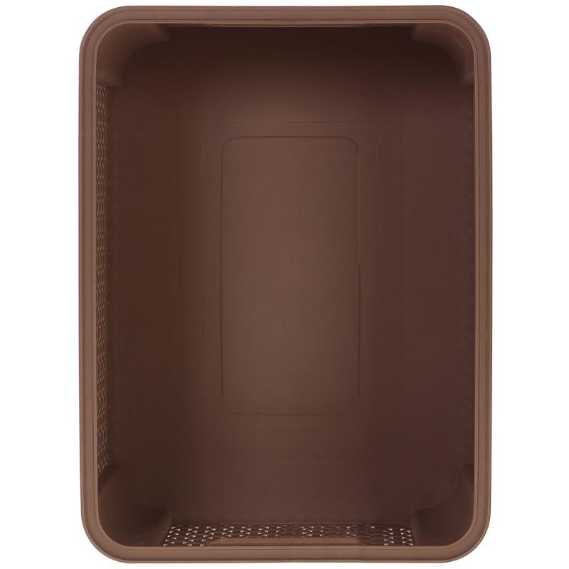 Корзинка Curver Style 38.6x28.7x17 см пластик цвет коричневый