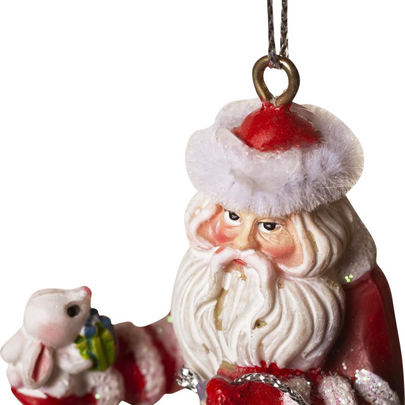 Украшение ёлочное «Дед Мороз», 10 см