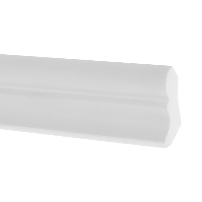 Плинтус потолочный пенополистирол белый MF 5х3х200 см