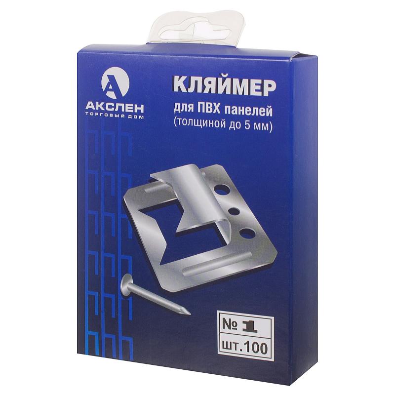 Мырышталған кляймер №1 (шегемен), 100 дана