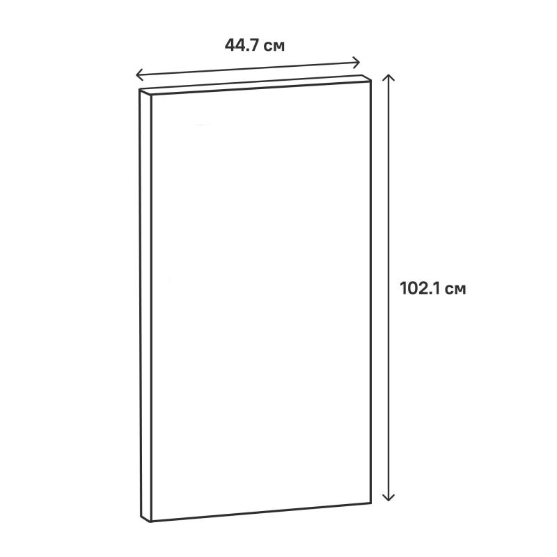 Дверь для шкафа Delinia ID Ньюпорт 44.7x102.1 см МДФ цвет белый
