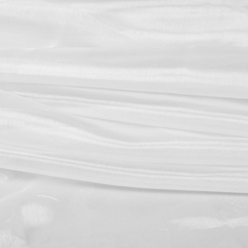 Тюль на ленте органза 140x260 см цвет белый