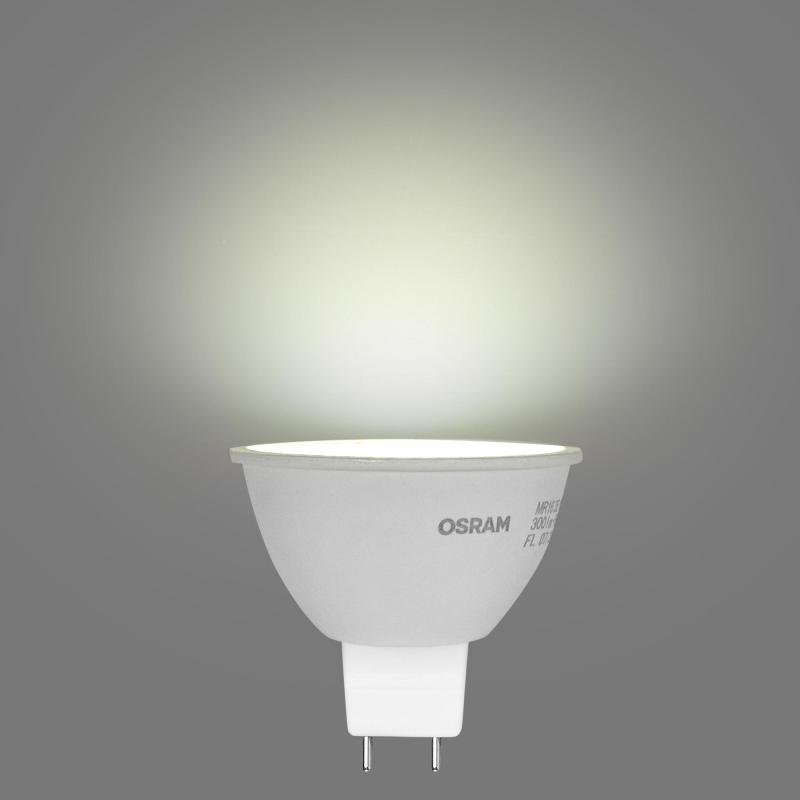 Лампа светодиодная Osram GU5.3 220-240 В 4 Вт спот прозрачная 300 лм холодный белый свет