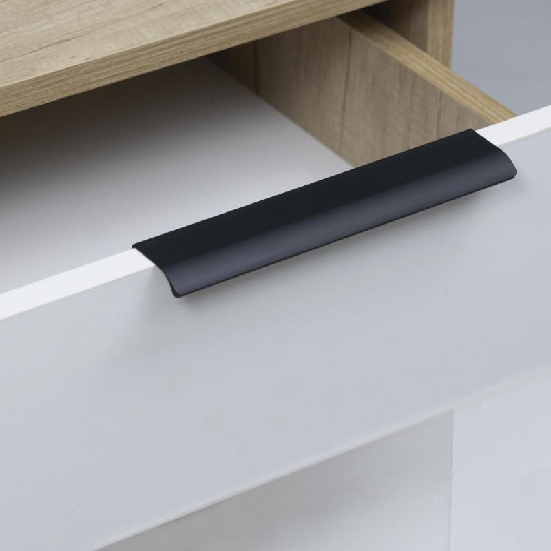 Ручка-профиль мебельная Inspire Мура 288 мм цвет черный
