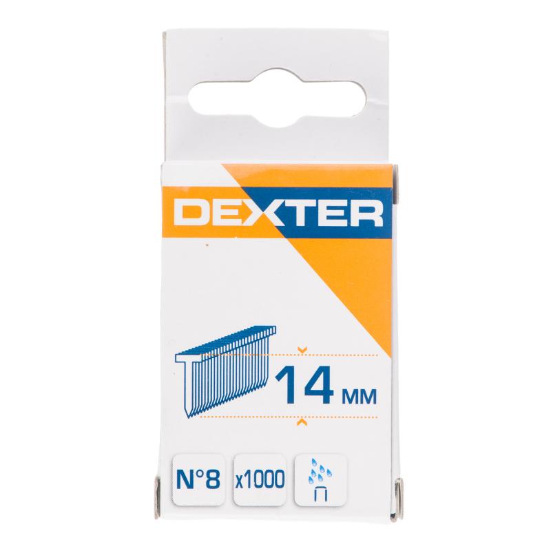 Гвозди для степлера Dexter 8 тип 14 мм 1000 шт.