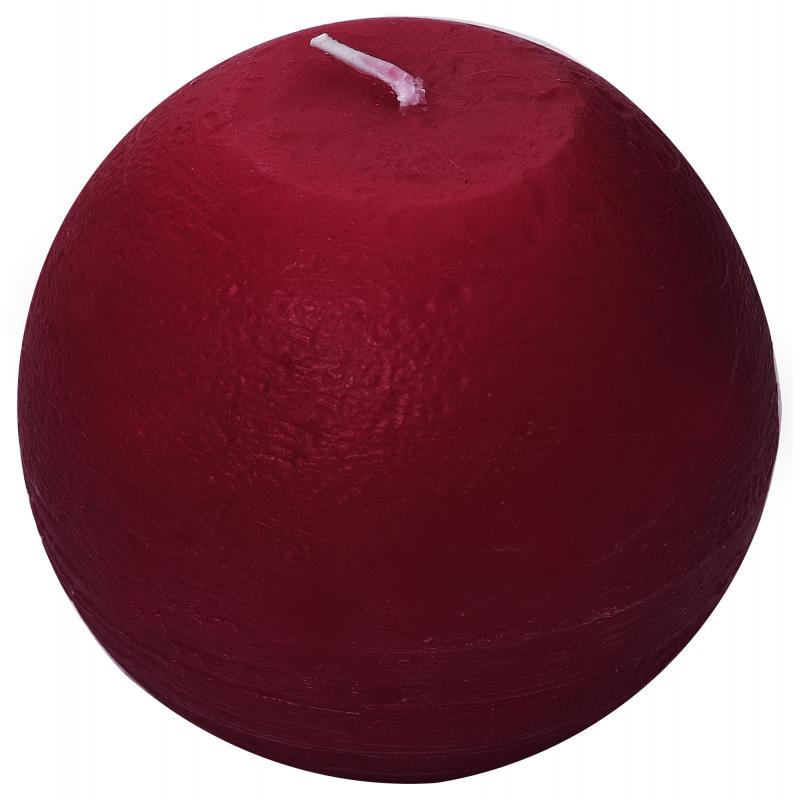Майшам-шар «Рустик» 10 см түсі бордо