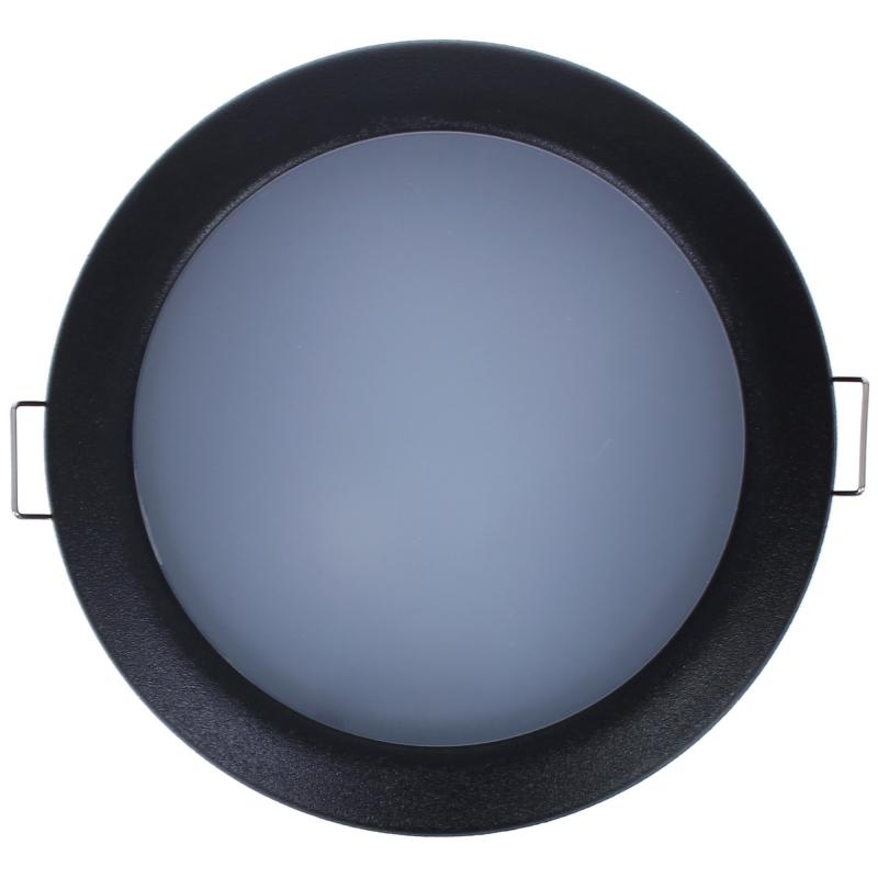 Светильник светодиодный встраиваемый «Стандарт», 6 Вт, 550 Лм, 220 В, цвет чёрный, свет дневной белый