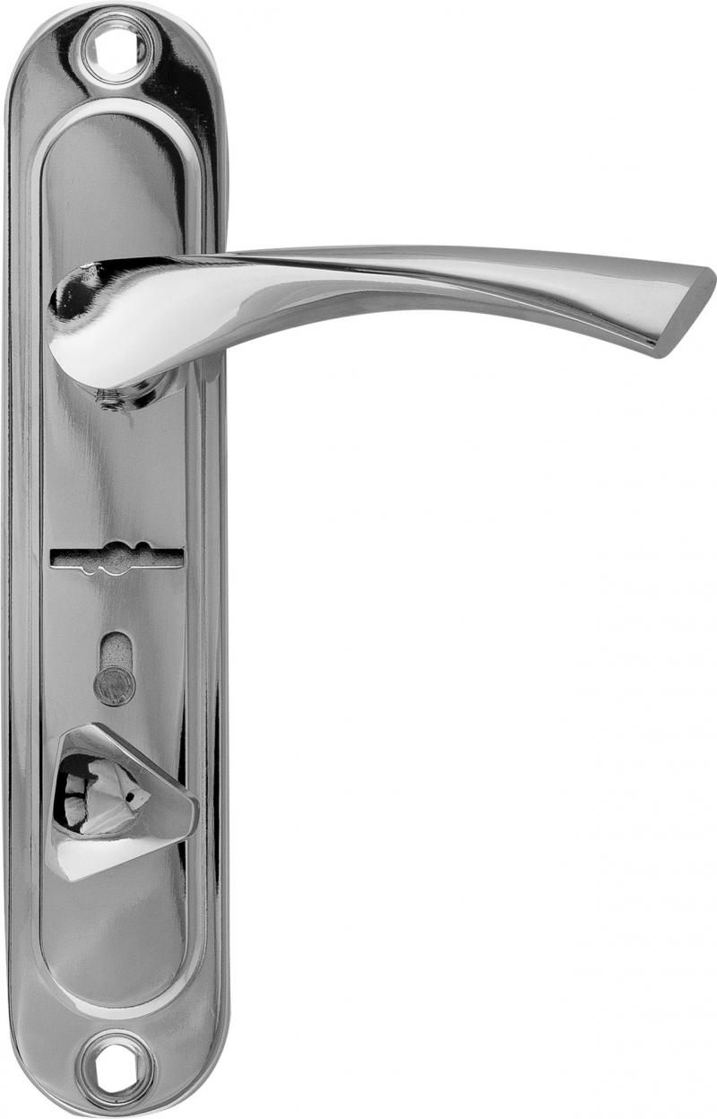 Ручка дверная на планке Avers HP-42.0123-S-C-CR-L, цвет хром