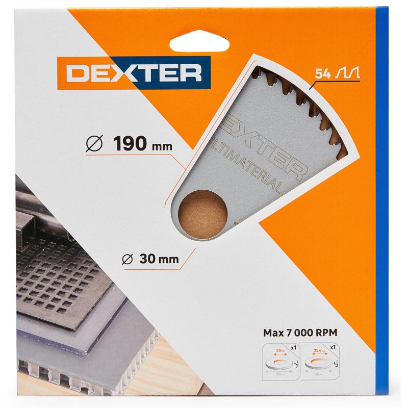 Аралайтын әмбебап диск Dexter FD-E051903054T 54Т 190x30x1.5 мм, сақина: 20 және 25.4